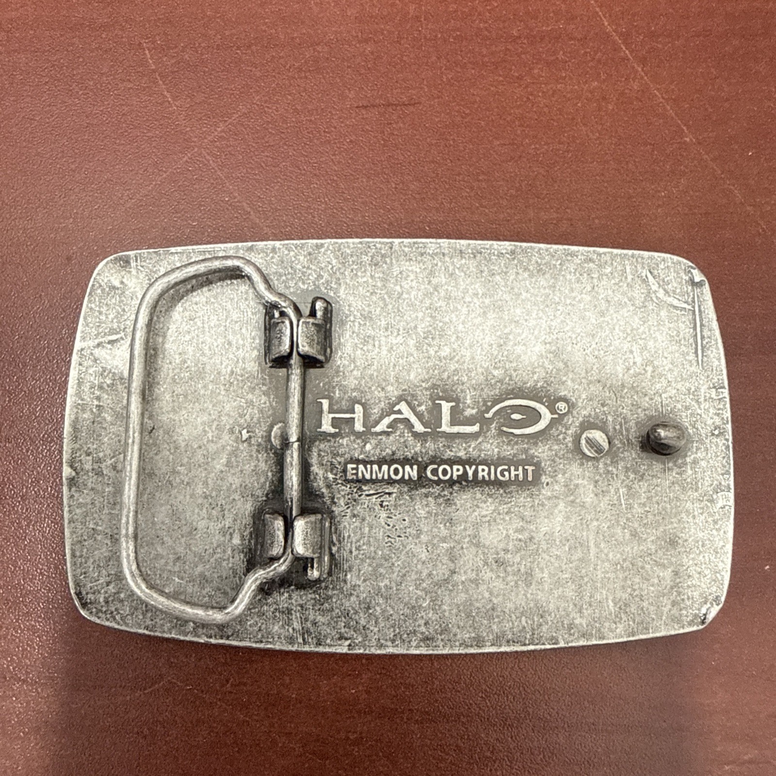NEW OFFICIAL HALO 3 ODST 2 SWORDS IN A SHIELD HEAVY DUTY METAL BELT BUCKLE #16M
