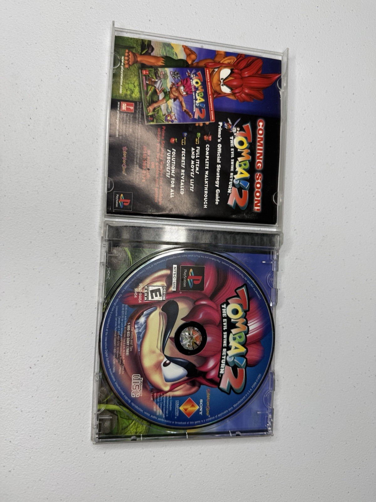 Tomba! 2 The Evil Swine Return PS1 Playstation Complete Tested Works Black Label