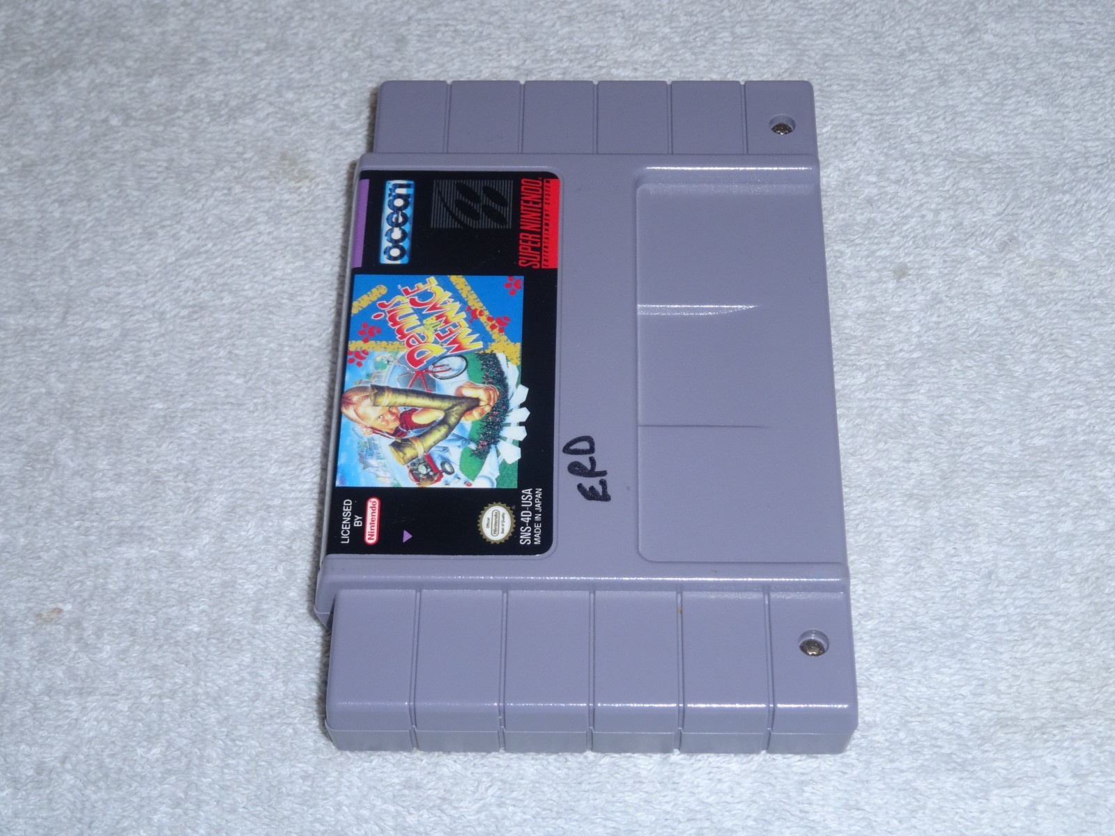 Dennis The Menace Super Nintendo Entertainment System 1993 SNES GAME! CARTRIDGE!
