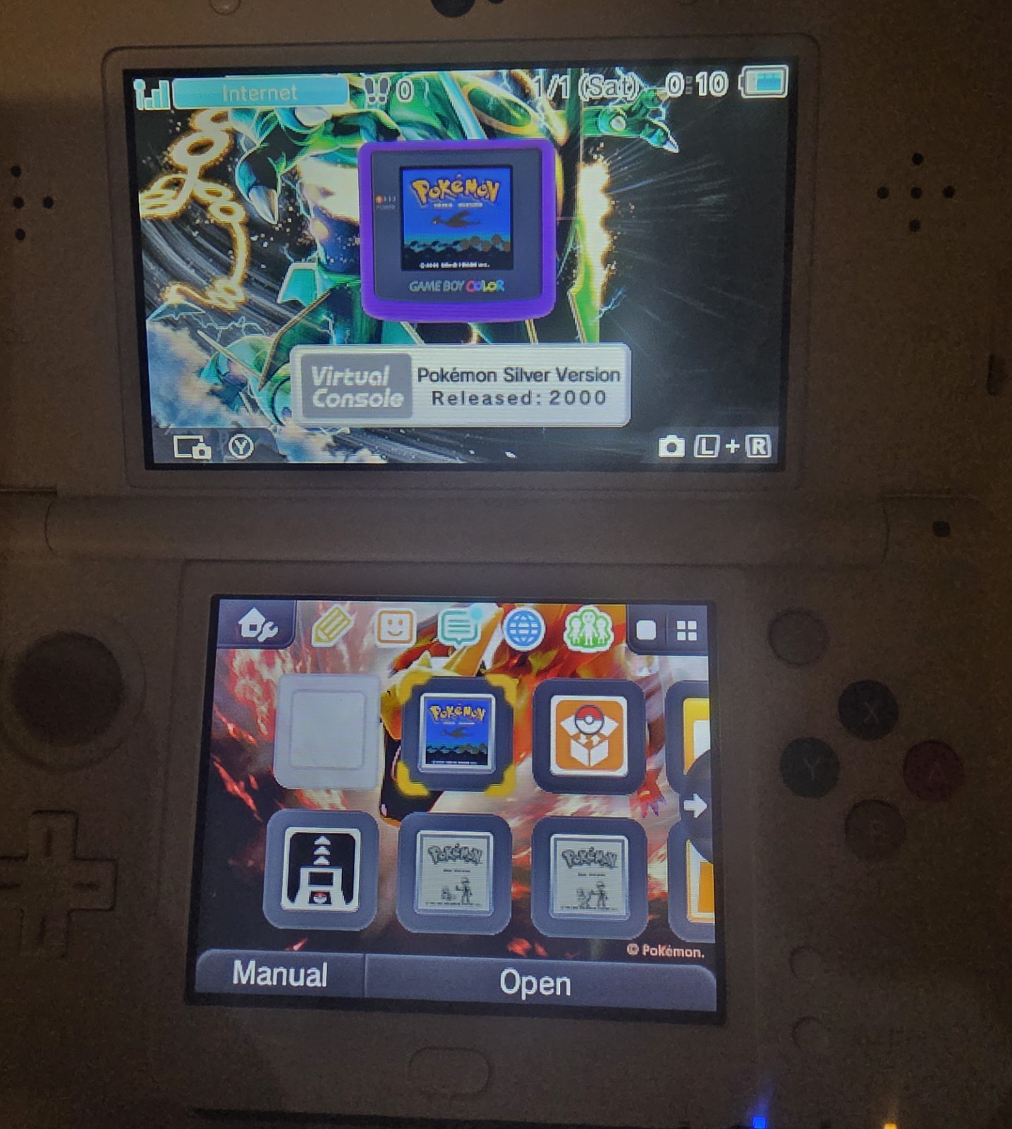 💥 New Nintendo 3DS Pokemon 20th Anniversary Edition System Box Plates Red Blue