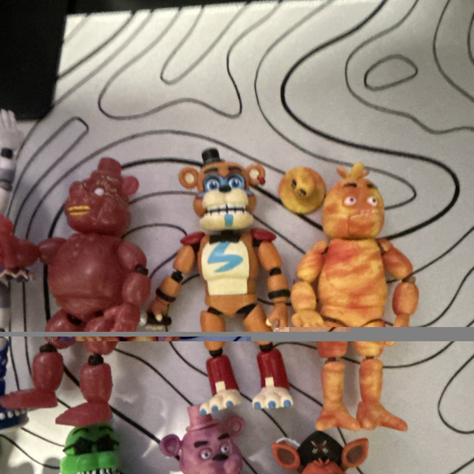 Five Nights at Freddy’s Action Figures Lot Funko &, Funko, Snap, and Fightline