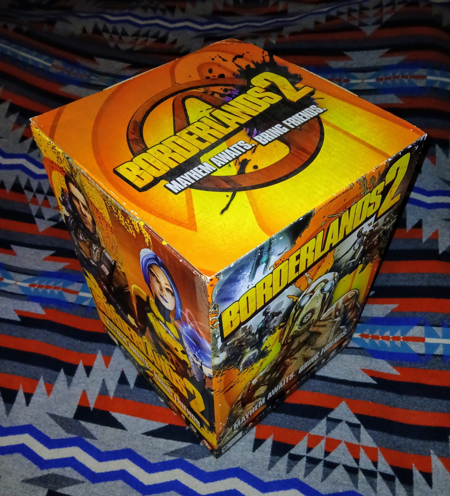 Borderlands 2 Big 15 x 11 X 11 Gamestop Promo Display Cube 2012 Gearbox 2k
