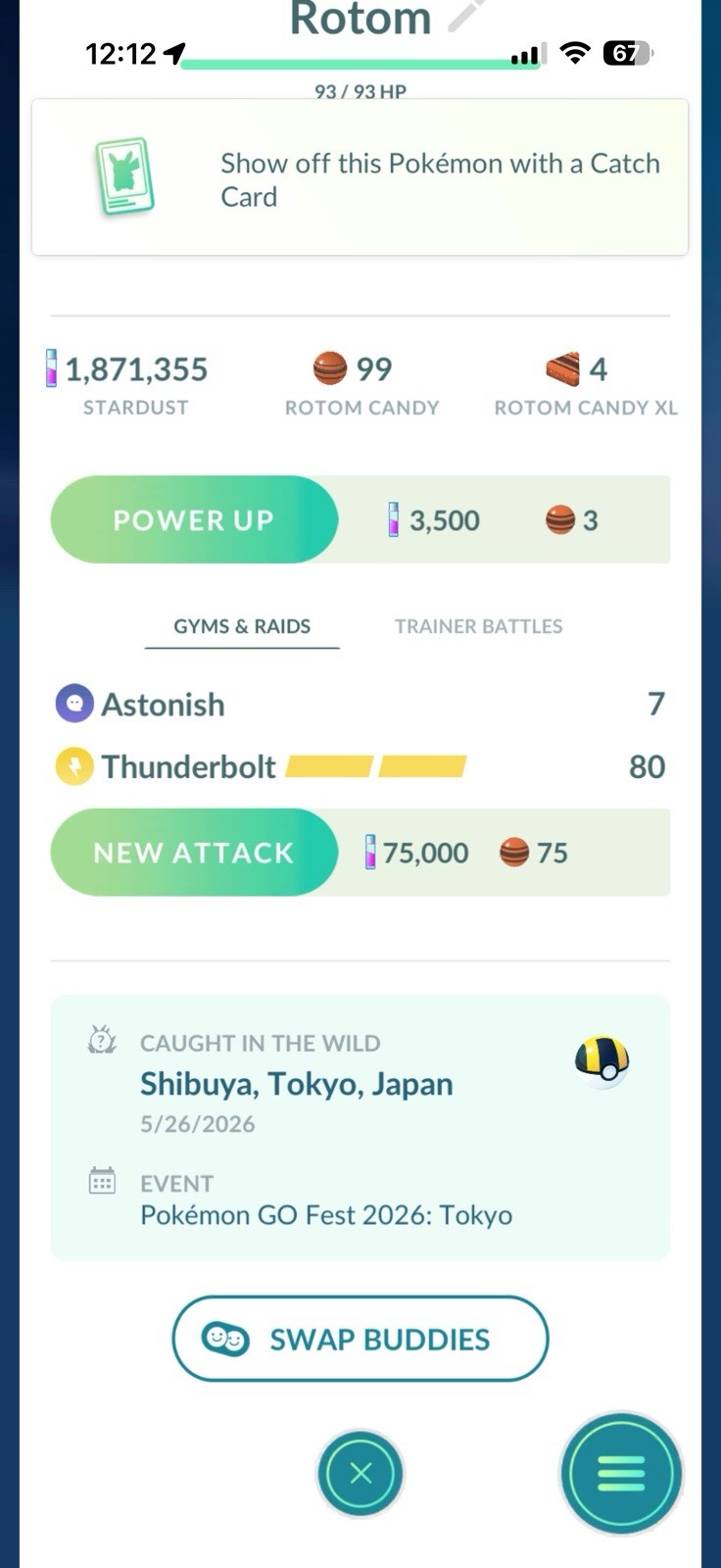 Pokémon GO Rotom In-Game Mobile Online Play Action Adventure Niantic