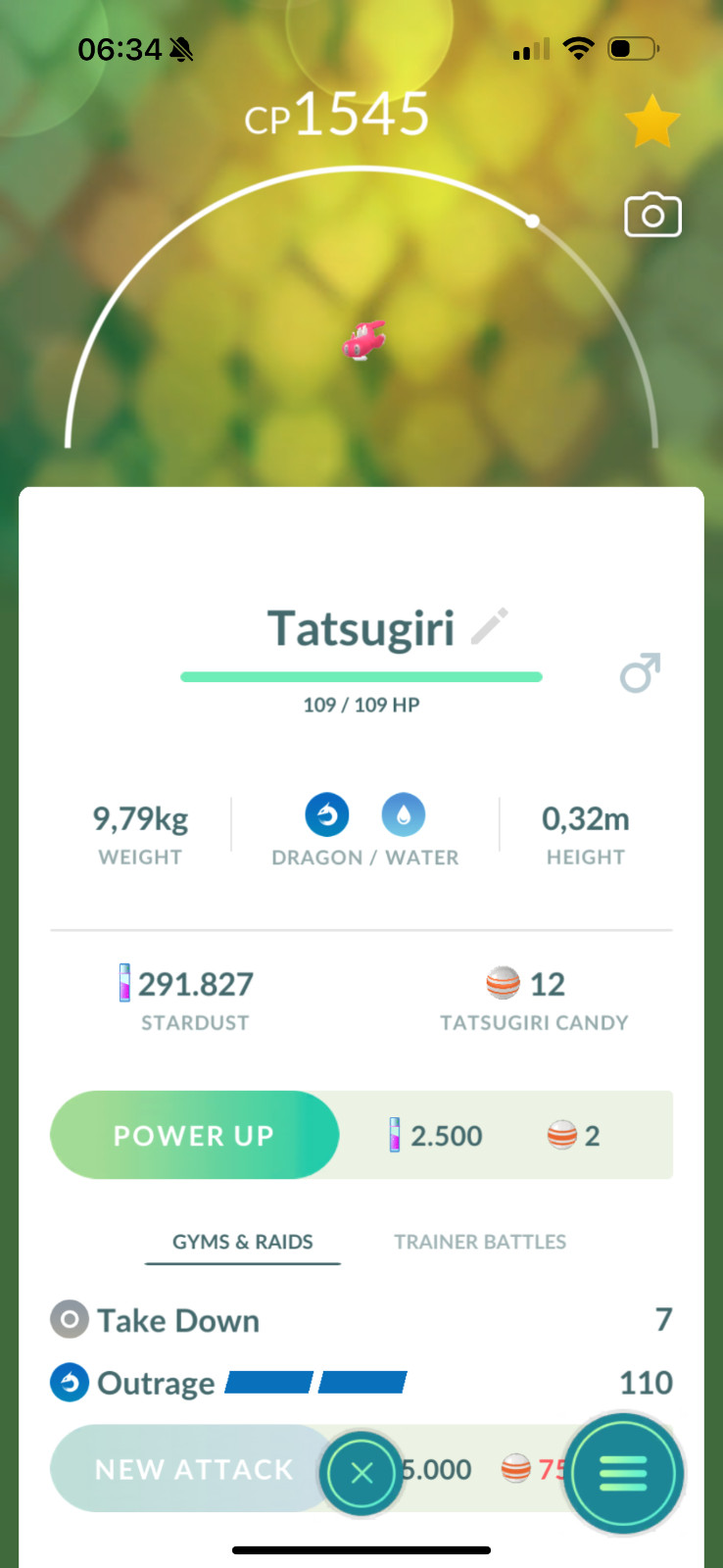Tatsugiri (Droopy) Tr-De 20k stardust