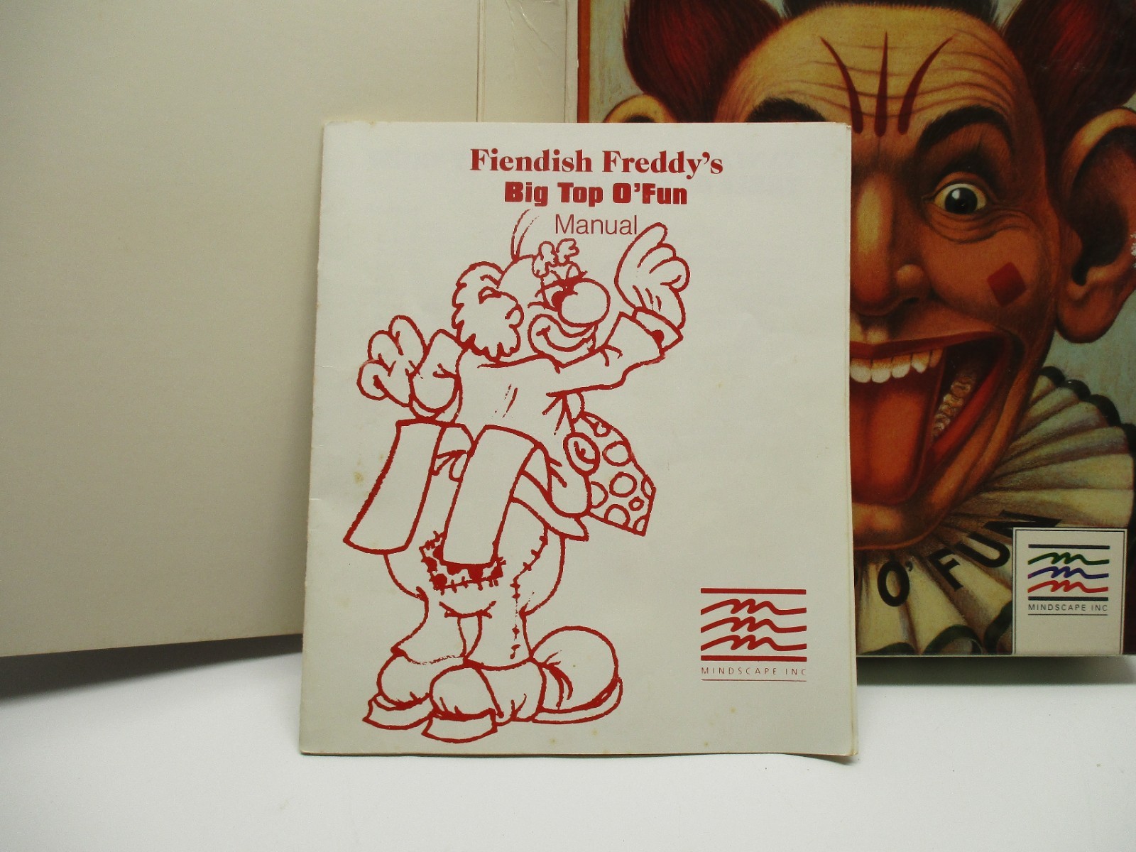 COMMODORE AMIGA FIENDISH FREDDY’S BIG TOP O FUN BIG BOX 3.5″ GAME 1989 MINDSCAPE