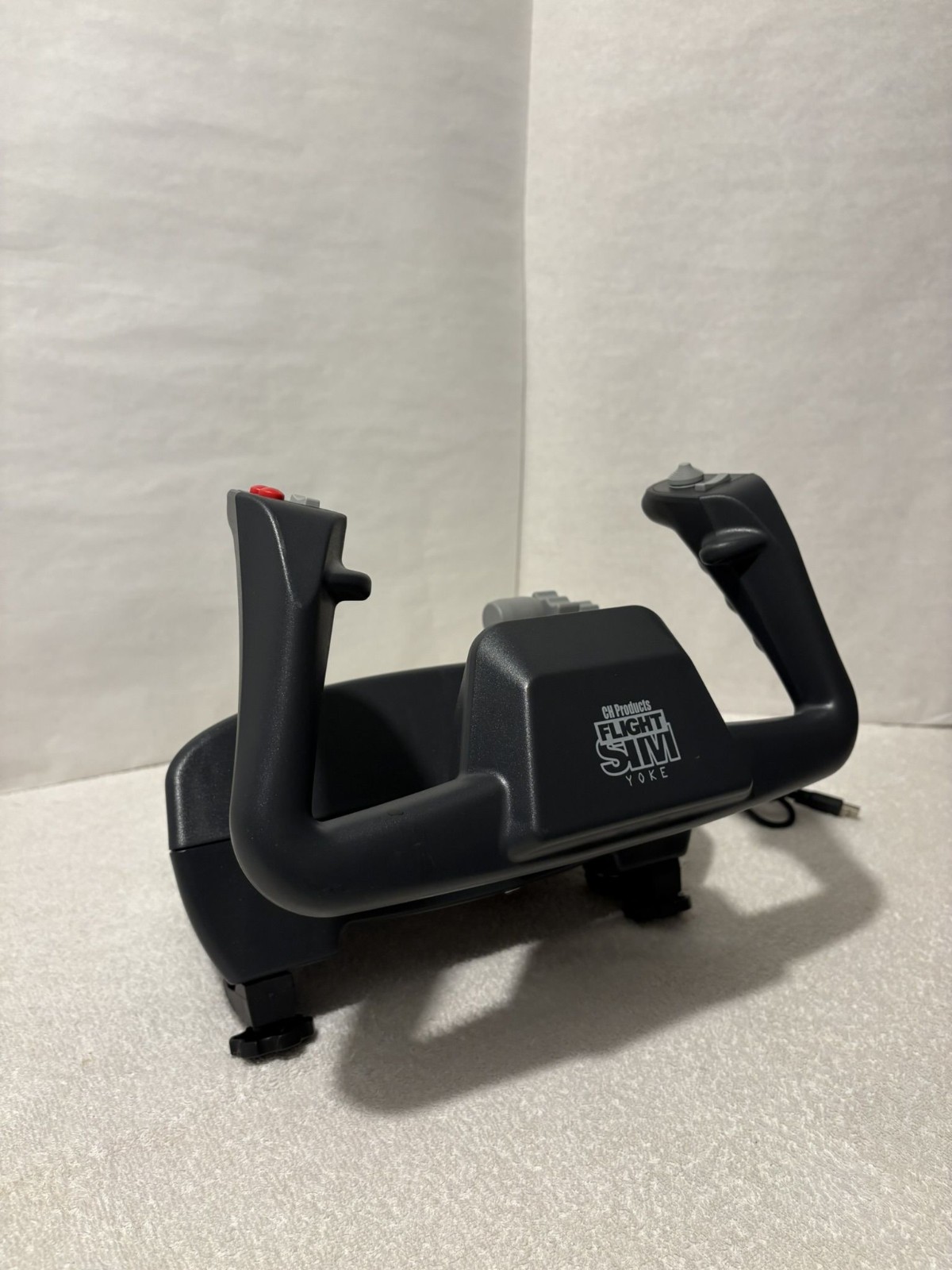 CH PRODUCTS FLIGHT SIM YOKE Flying Simulator Controller for Computer Untested