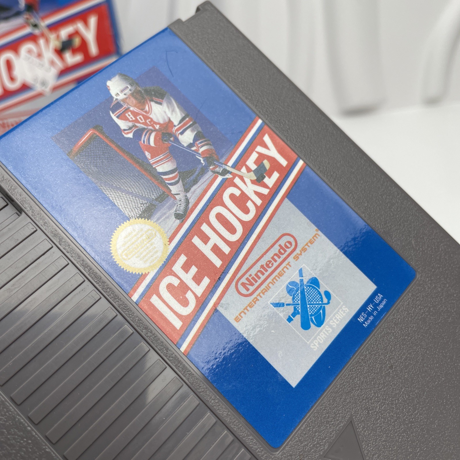 Ice Hockey (Nintendo NES) Complete in Box CIB