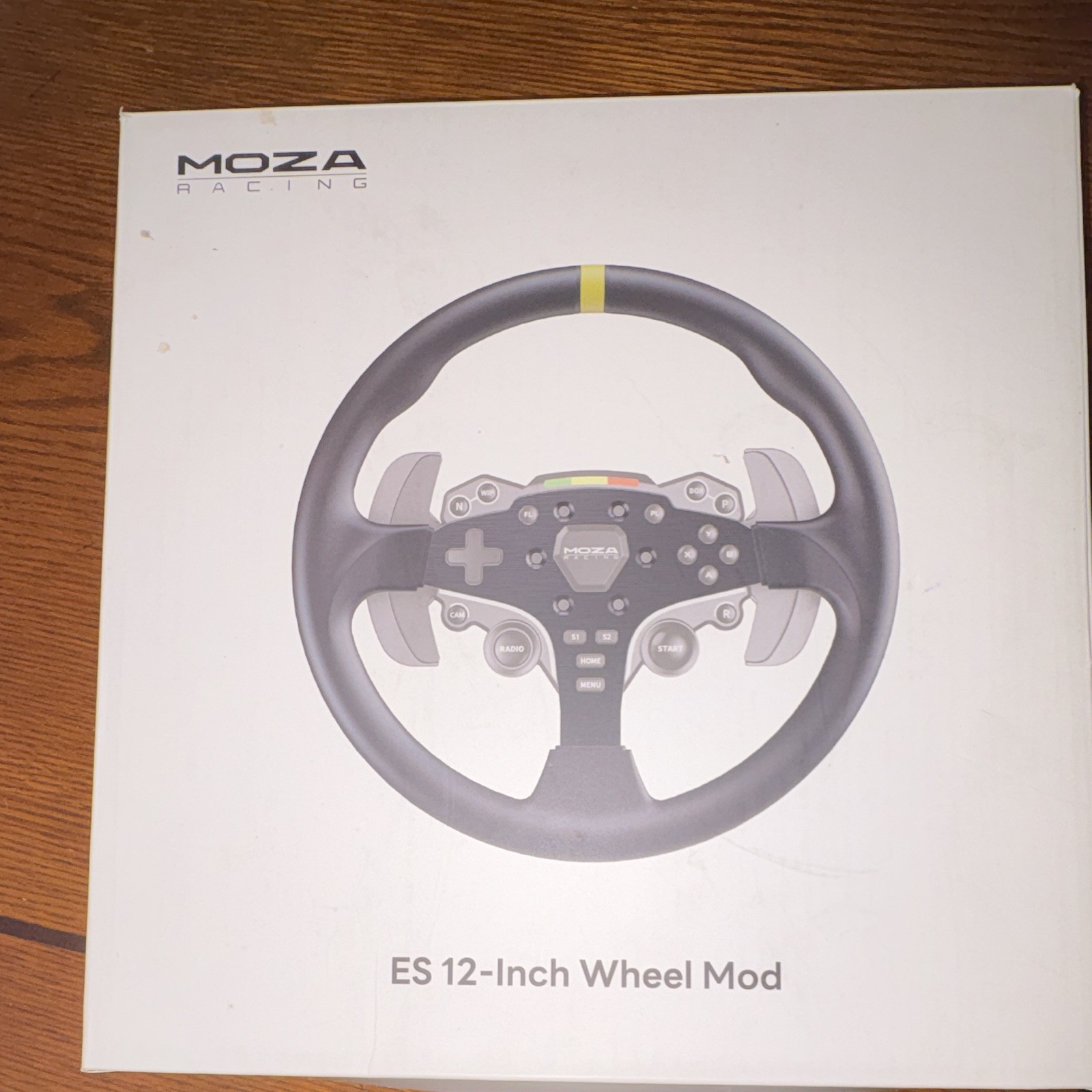 MOZA ES 12-Inch Wheel Mod Modular Racing Wheel Attachment Black for PC