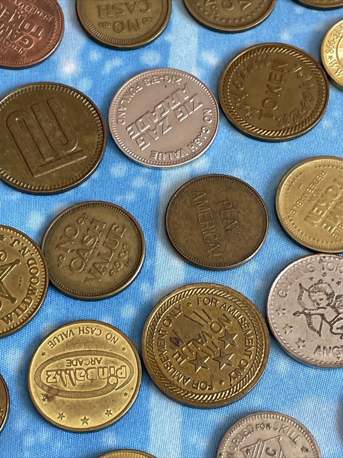 Arcade Token Lot Games Tokens Gaming Fun