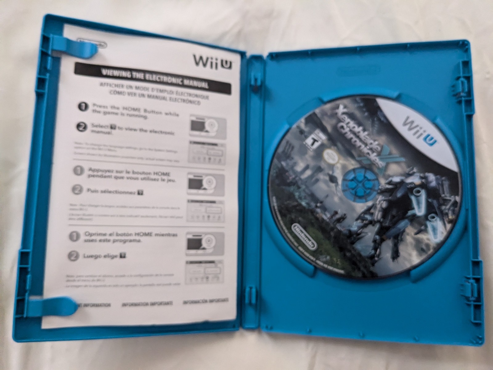 Xenoblade Chronicles X (Nintendo Wii U, 2015) CIB