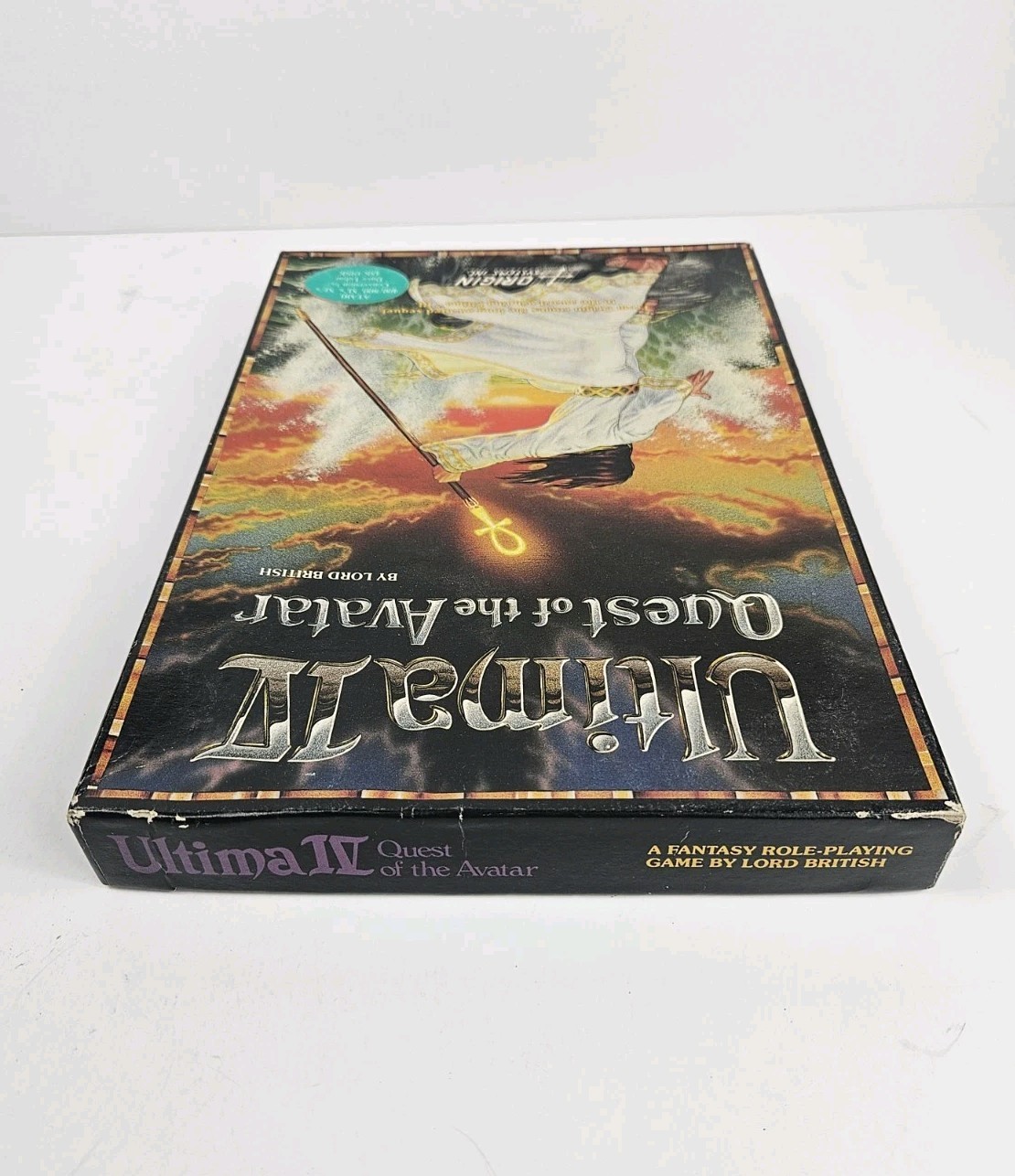 Ultima IV Quest Of The Avatar Atari 400/800 XL Vintage Game CIB W/ Manual & Map