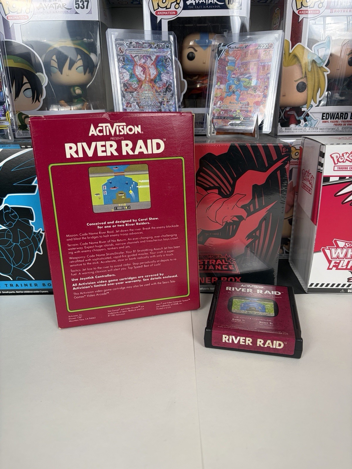 River Raid (Atari 2600) Complete In Box CIB Tested (A019)
