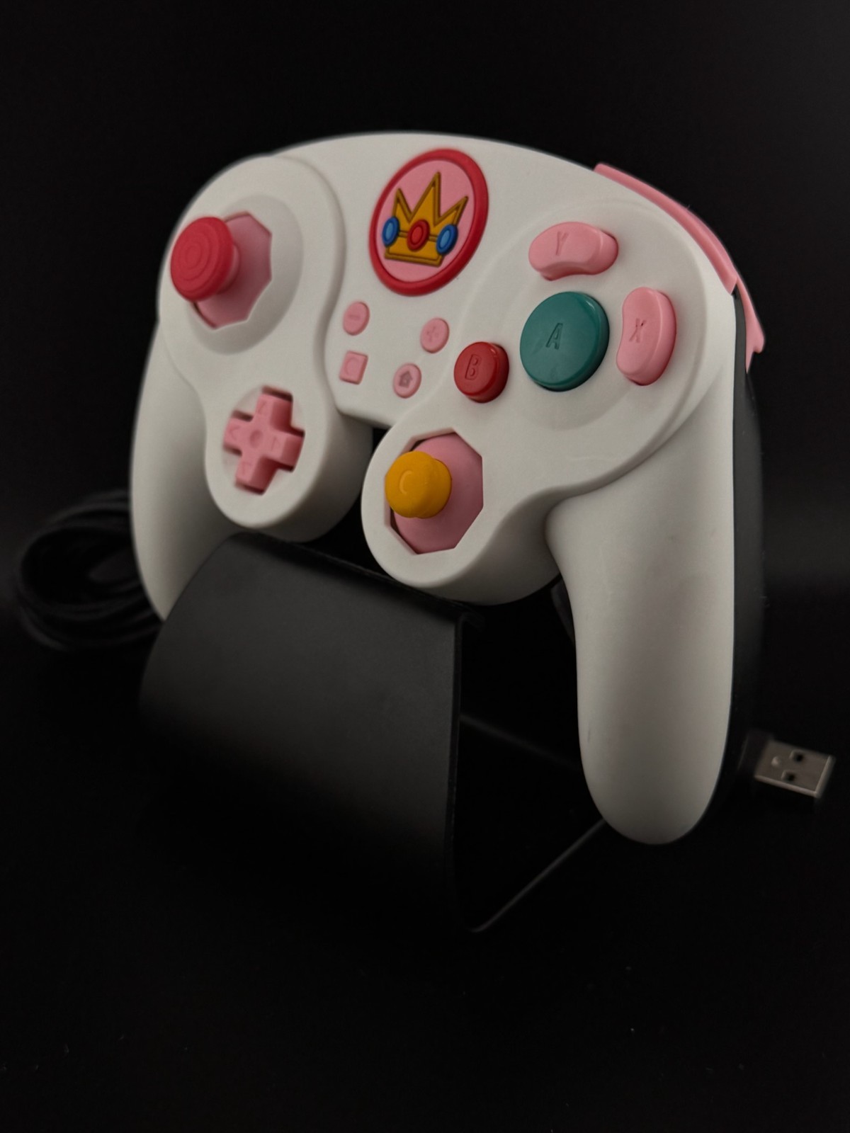 PDP Gaming Princess Peach Wired Fight Pad Pro Controller Nintendo Switch-Tested