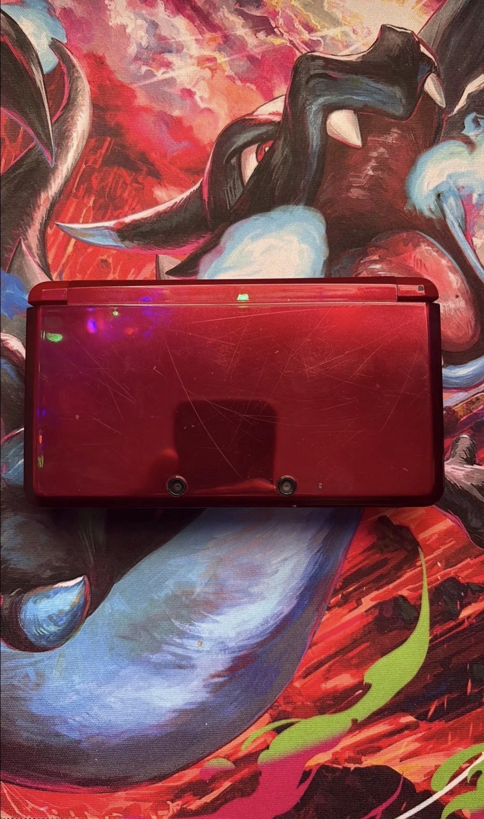Nintendo 3DS System – Red USA, Charger & Case