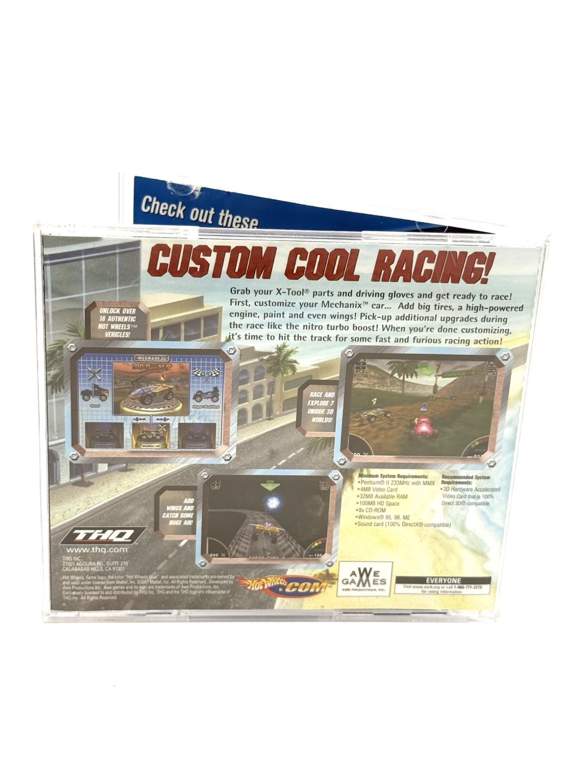 THQ Hot Wheels: Mechanix (PC) CD-ROM Racing Game Jewel Case + Manual