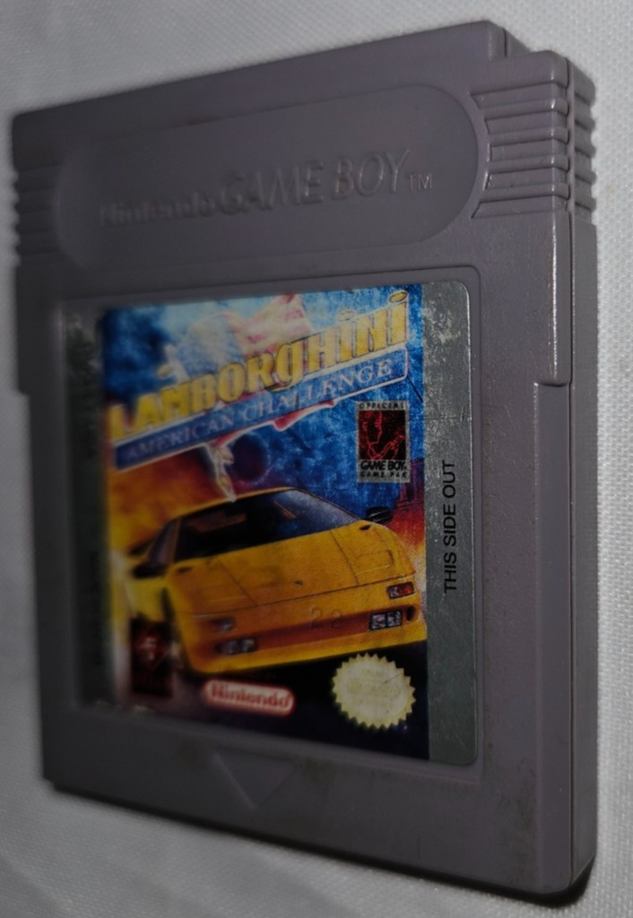 Lamborghini American Challenge Cartridge Only Authentic Nintendo Game Boy USA