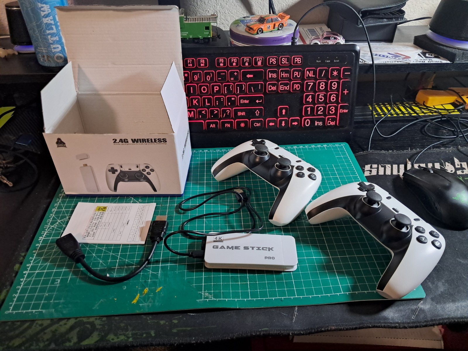 Gamer 2.4 Double Controller NEW Open Box 3000 Games