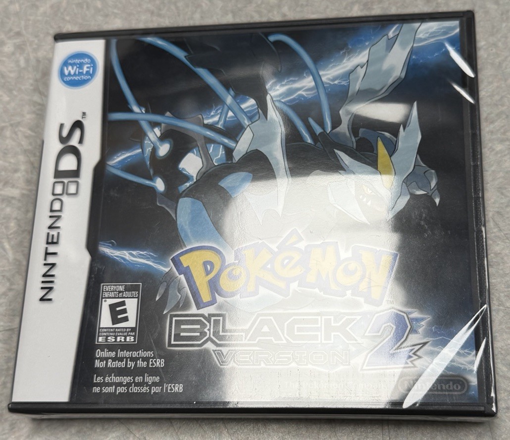 Pokémon Black Version 2 Nintendo DS, 2012 New Factory Sealed Authentic Protector