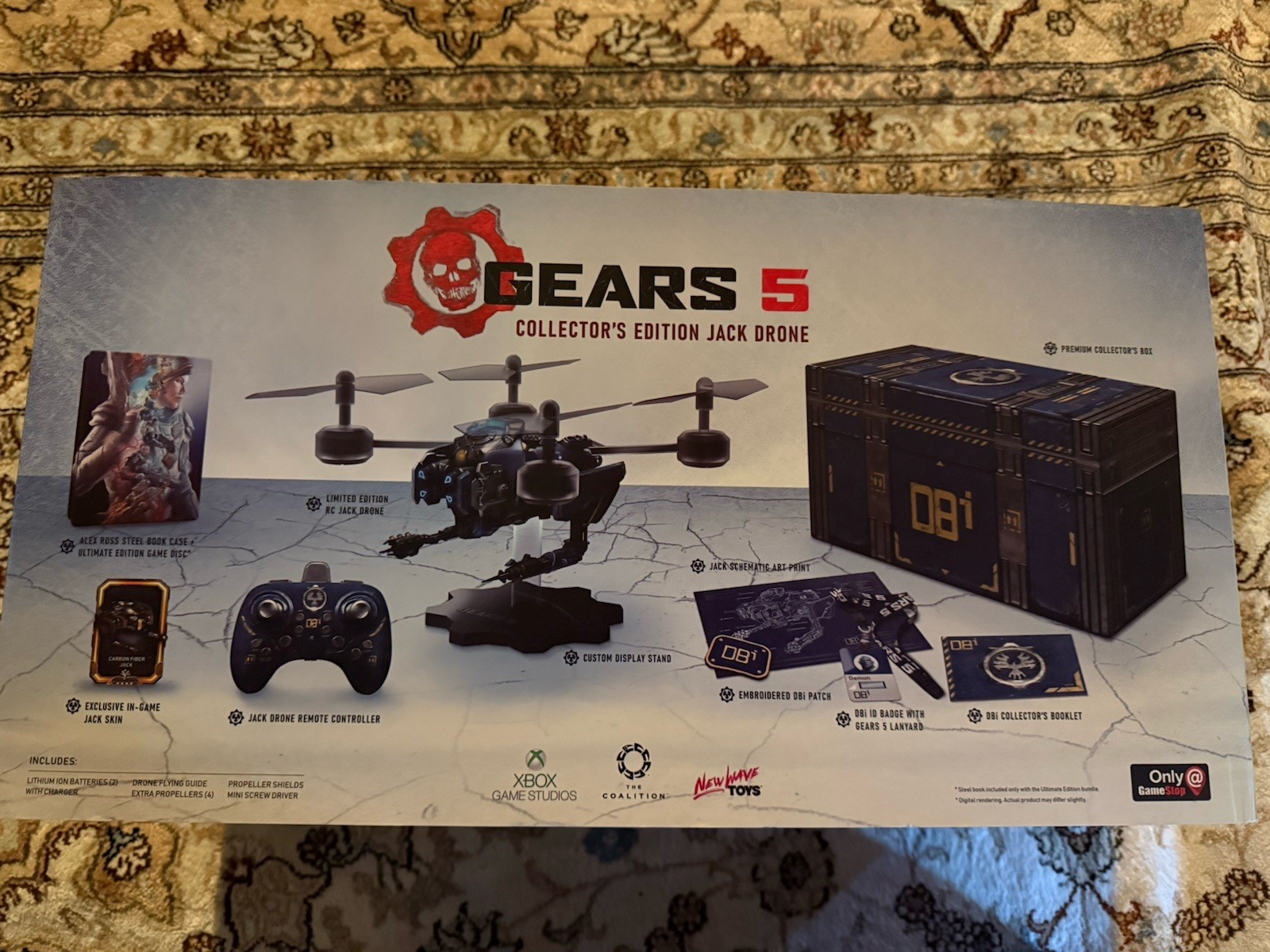 Gears Of War 5 Jack Drone Collector’s Edition Xbox. No Game. Read Description