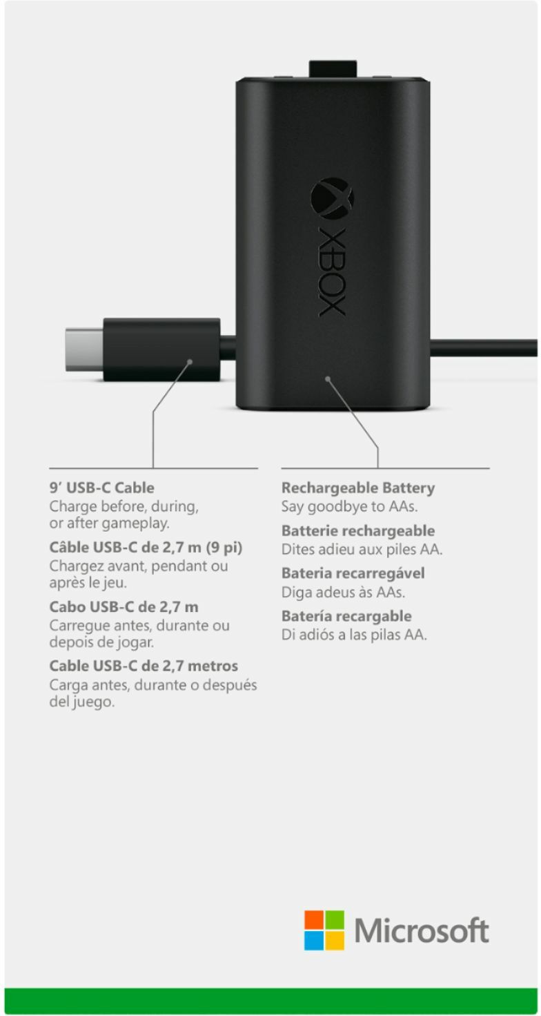 Genuine Microsoft Xbox Play and Charge Kit – Xbox Series X/S Battery Pack