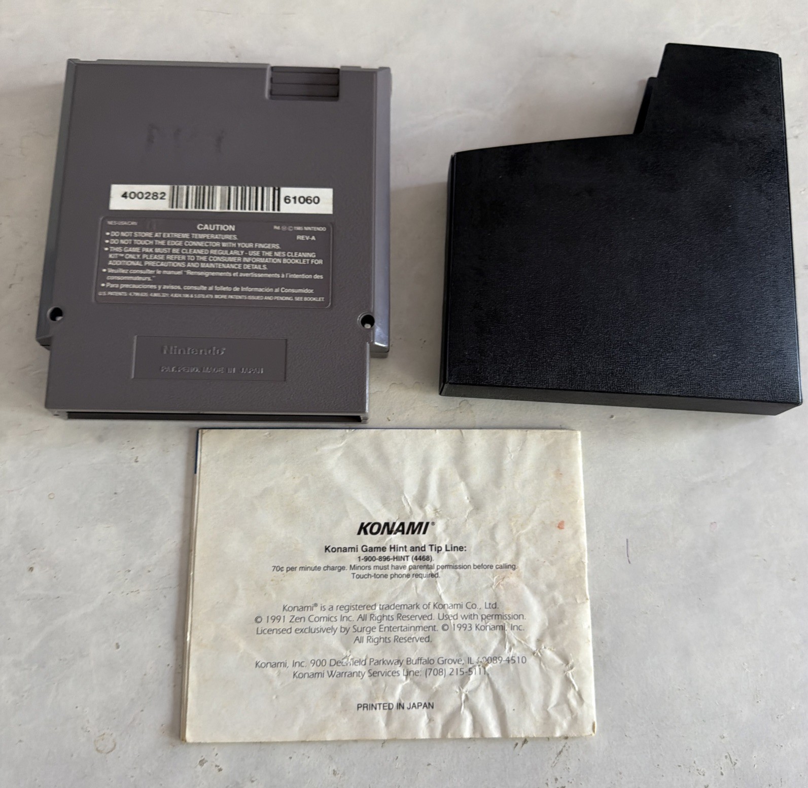 Zen: Intergalactic Ninja (Nintendo Entertainment System NES 1993) CIB/Complete