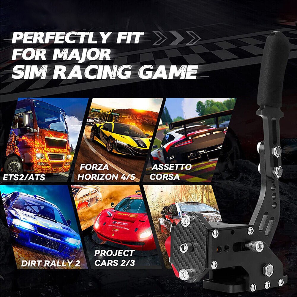 64 Bit USB PC Handbrake SIM for Racing Games G25/27/29 T500 T300 G923 G920 New