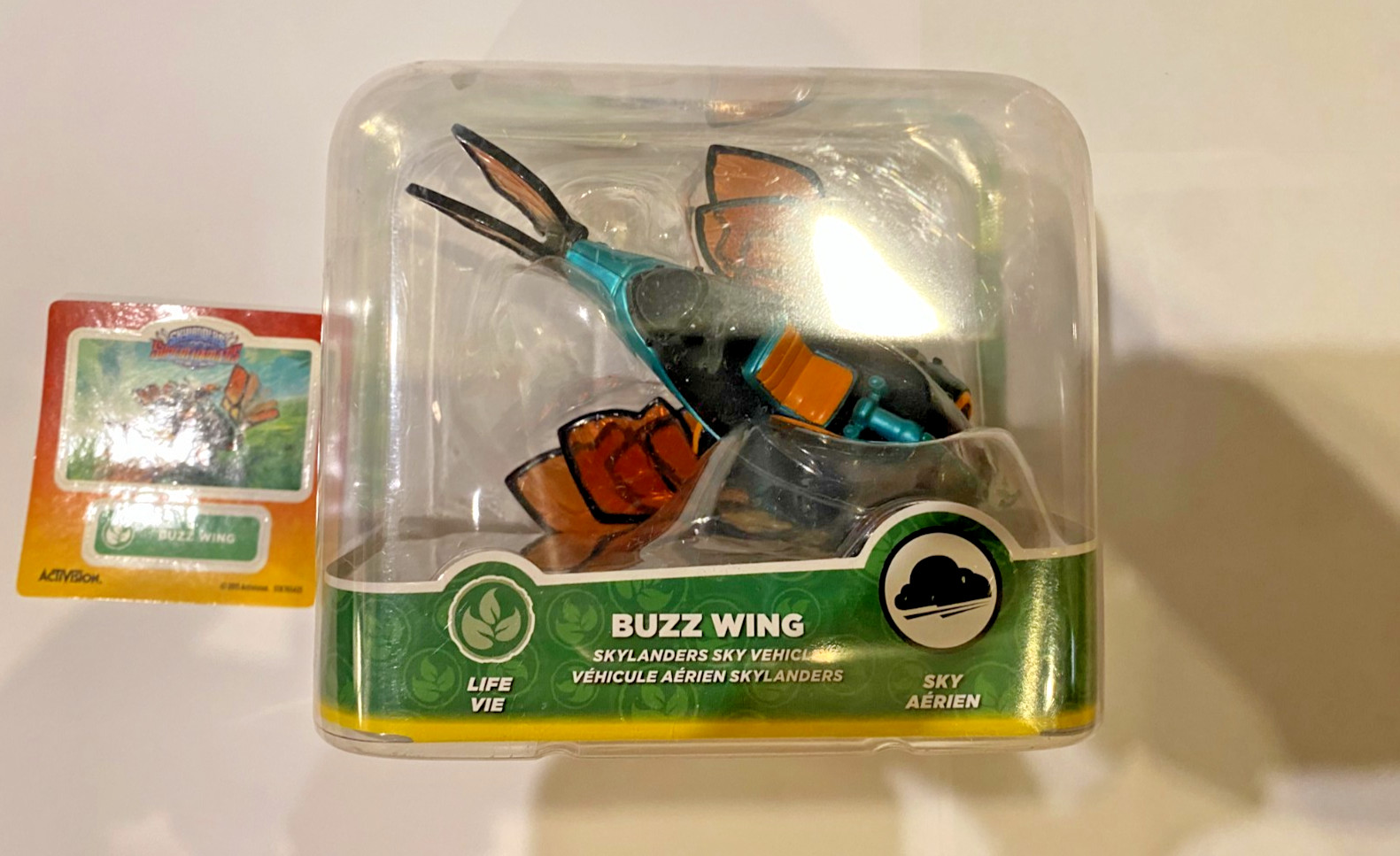 skylanders superchargers buzz wing, with sticker