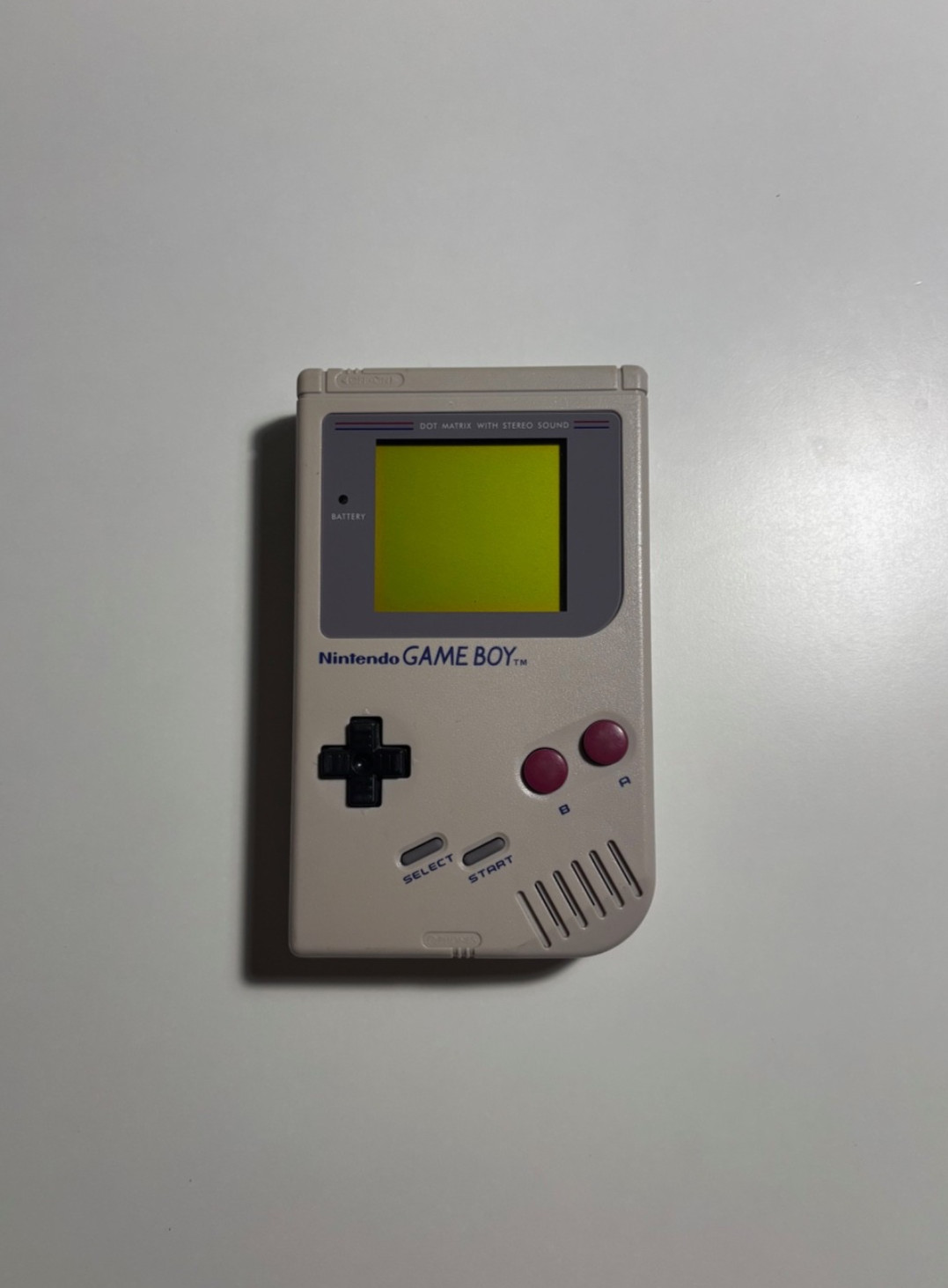 Nintendo Game Boy DMG 01 Original Gray Handheld Console Tested Works & Cleaned