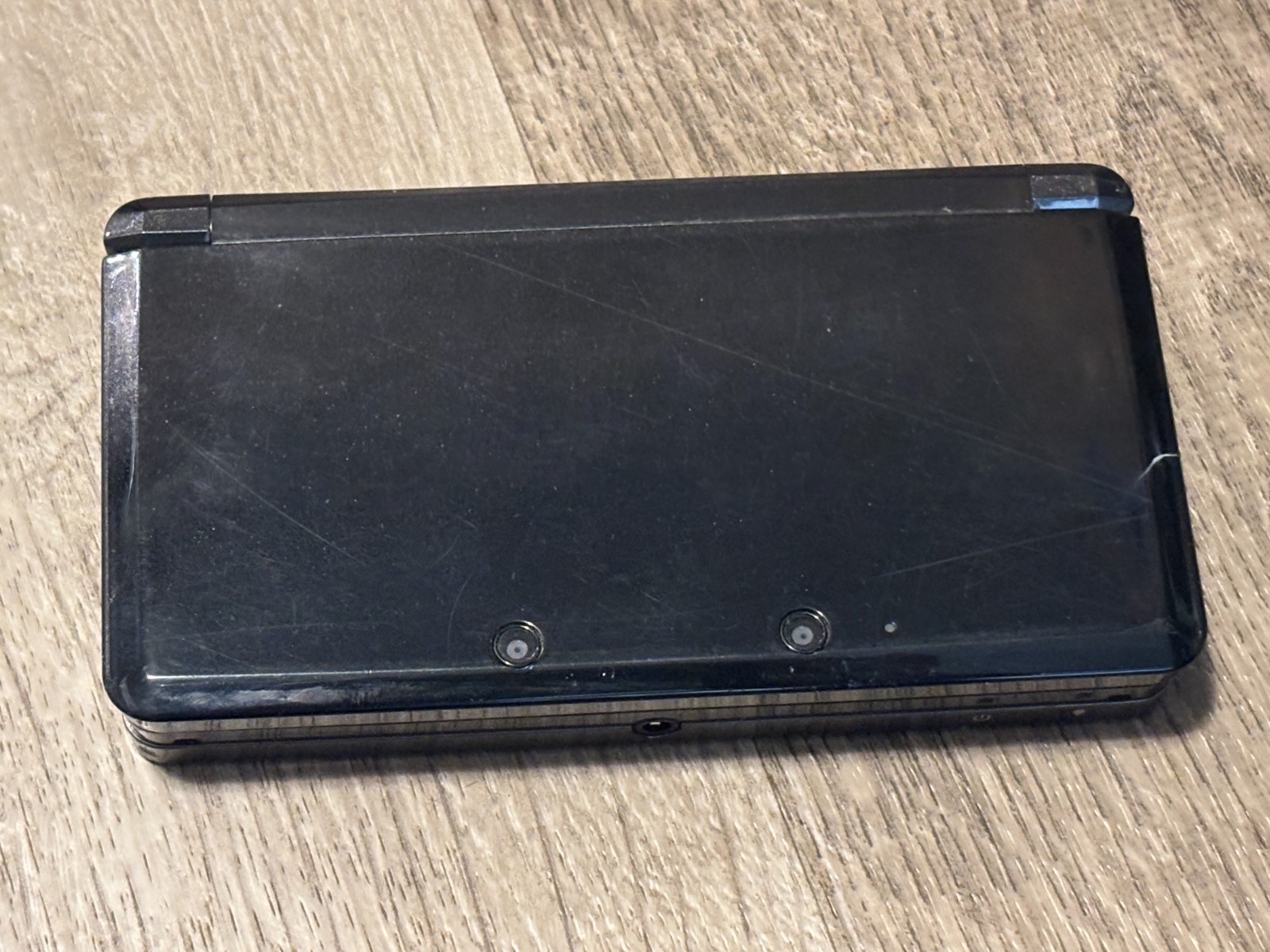 Nintendo 3DS Cosmo Black Handheld Console System Authentic Tested