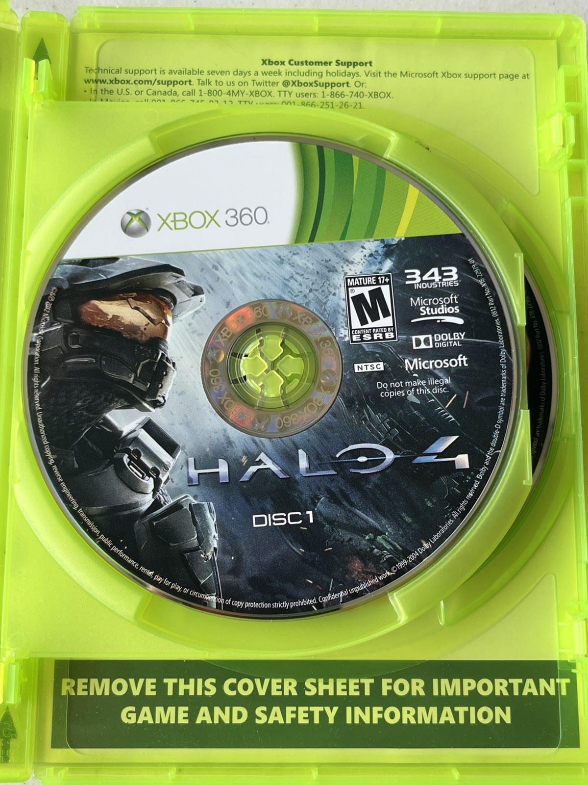 Microsoft Xbox 360 Halo Game Bundle Reach, Halo Anniversary, Halo 4