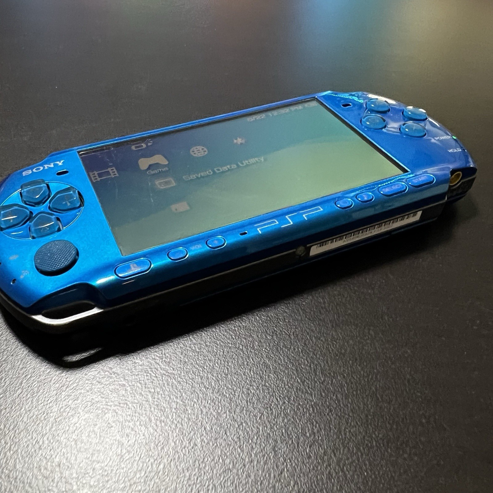 Sony PlayStation Portable PSP 3001 Handheld Console Gaming System Blue W/Charger