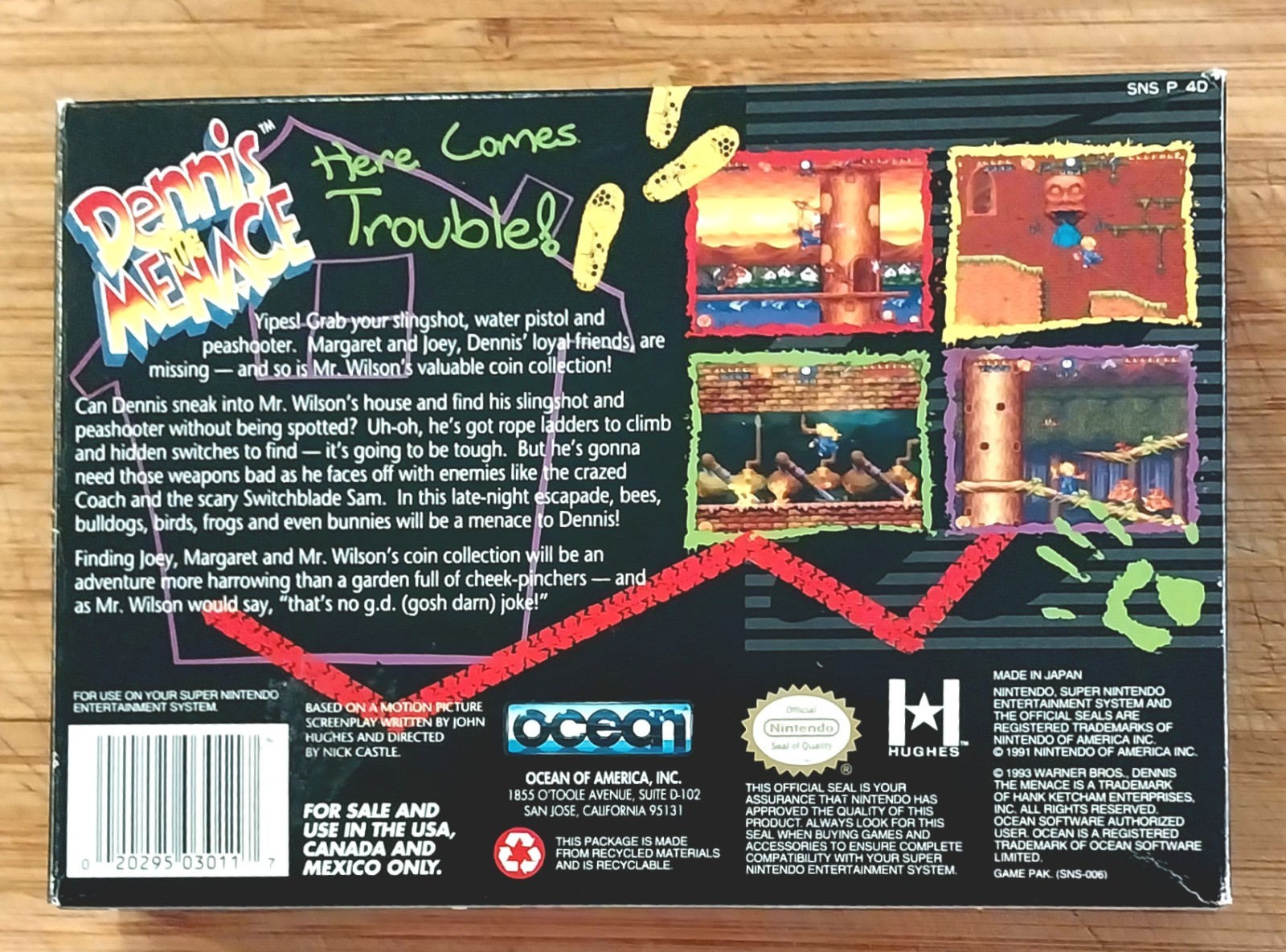 Dennis The Menace (Super Nintendo SNES)
