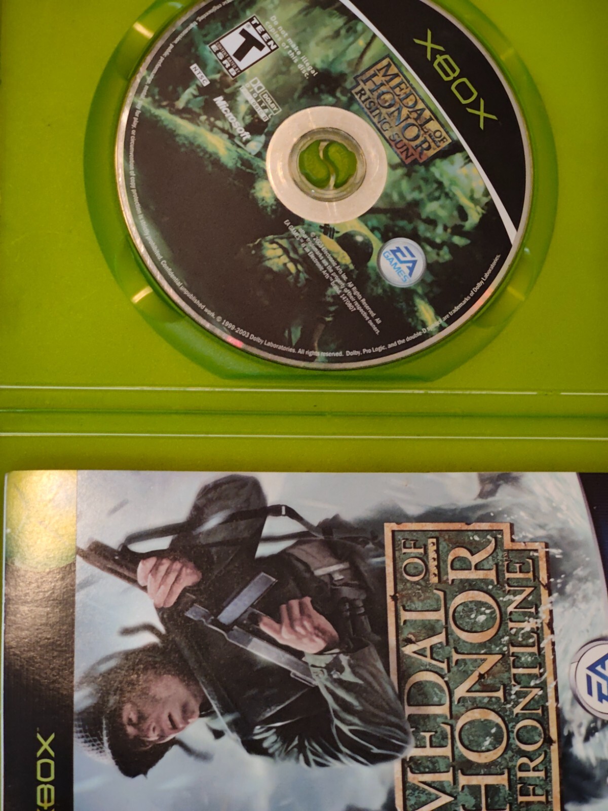 Medal of Honor: Frontline (Microsoft Xbox, 2002) CIB *cracked case*