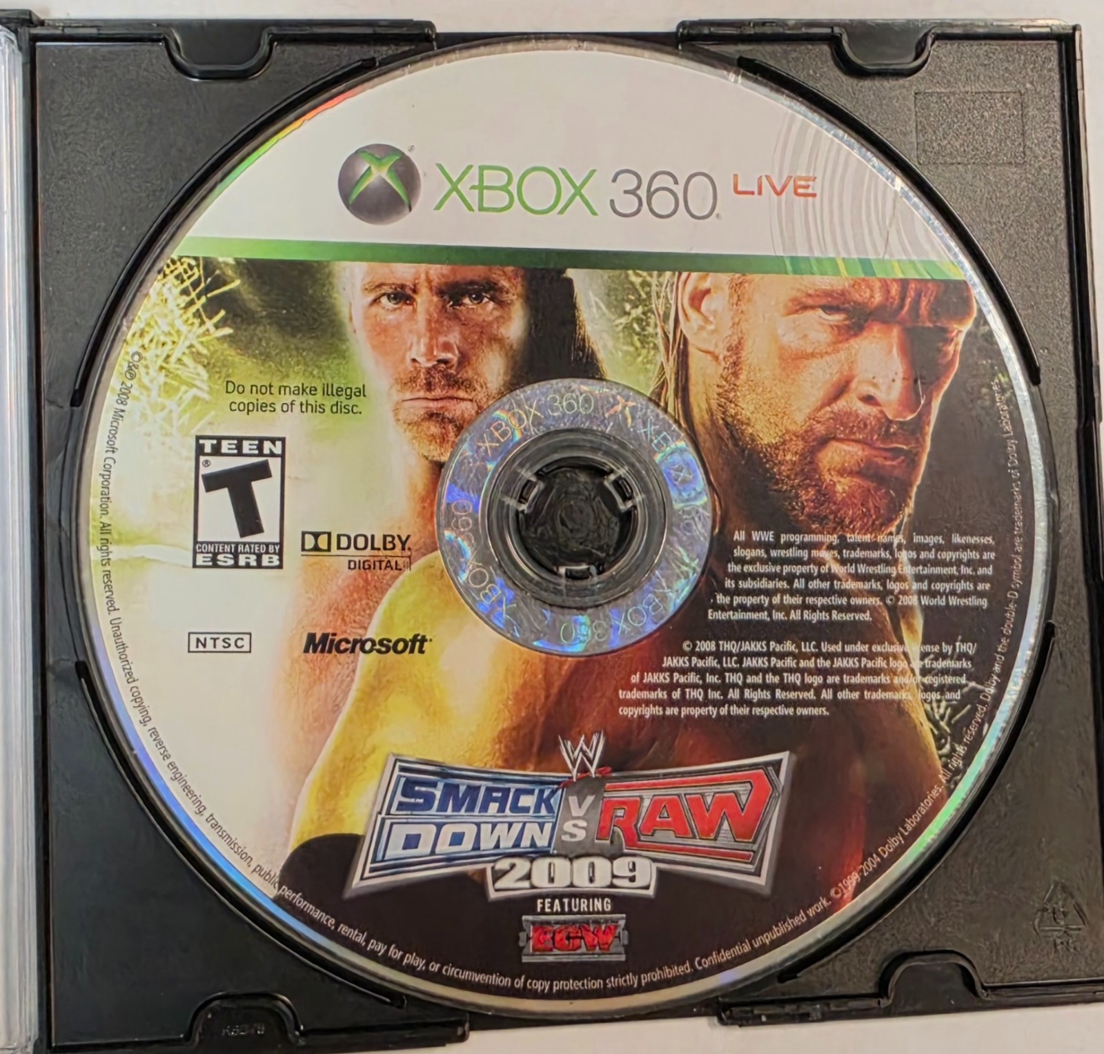 WWE Smackdown vs. Raw 2009 (Xbox 360, 2008)