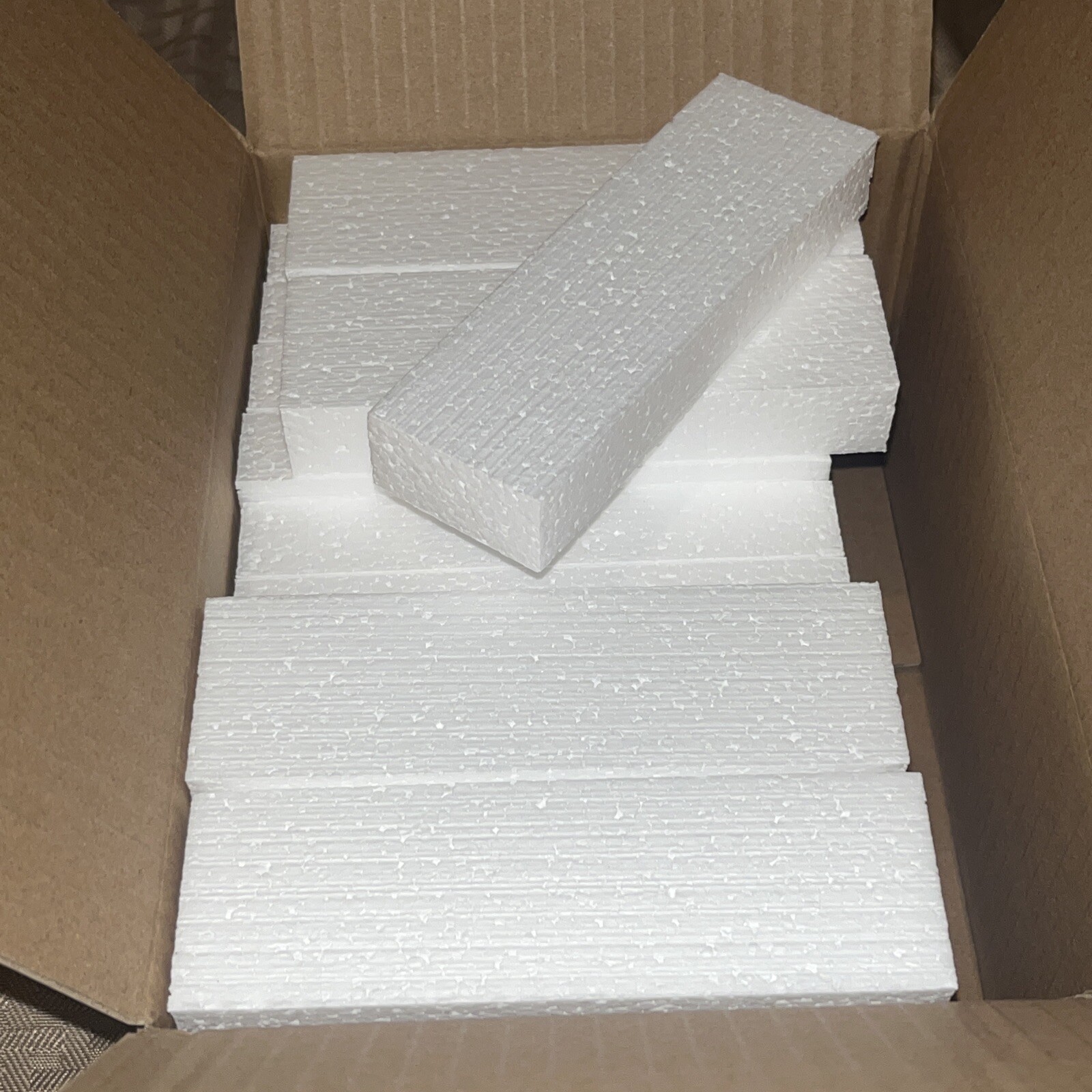 FREE SHIP Lot 25 Replacement Styrofoam Insert Nintendo NES Game Box Foam Block