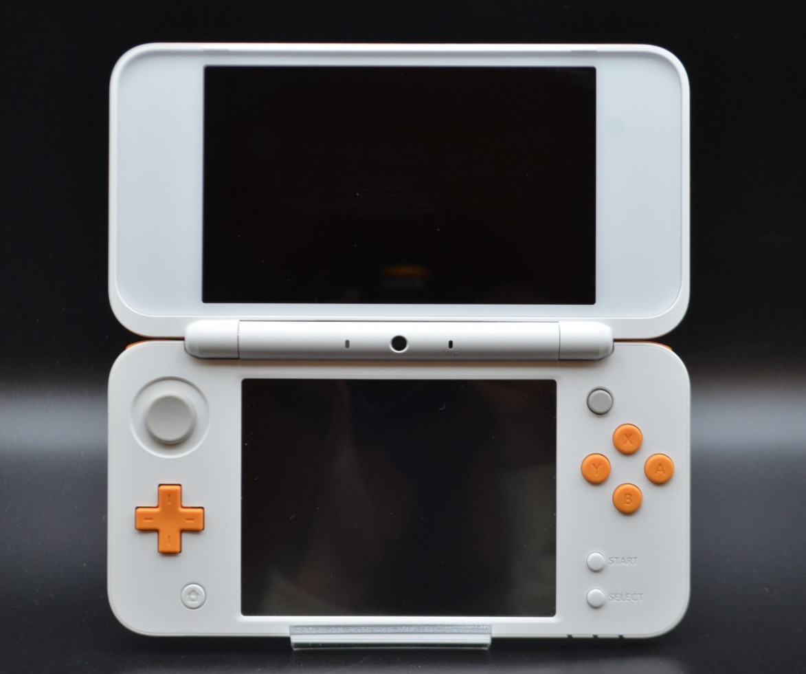 [REGION FREE]Nintendo new 2DS LL XL orange white Console Only Used RANK A/B
