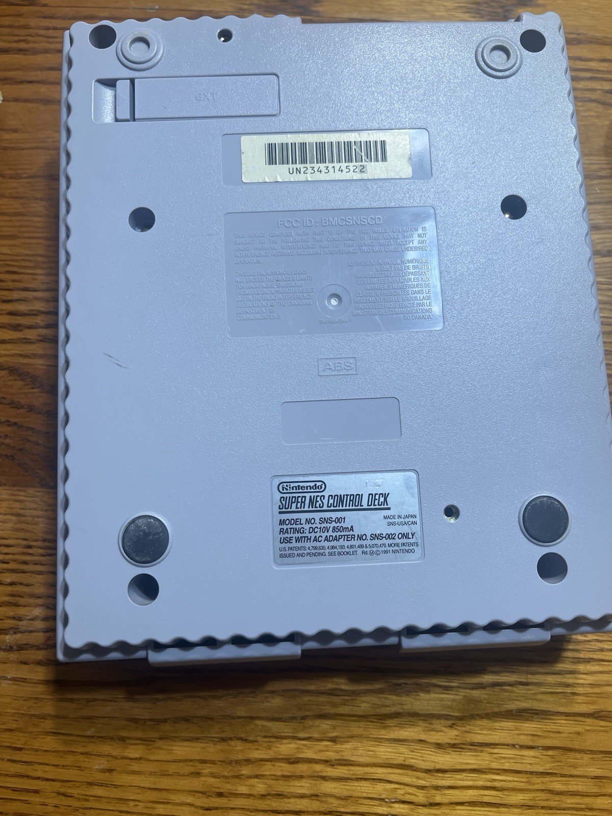 Used Nintendo SNES Console Bundle w/ 4 Games – Tested, Fully Functional!