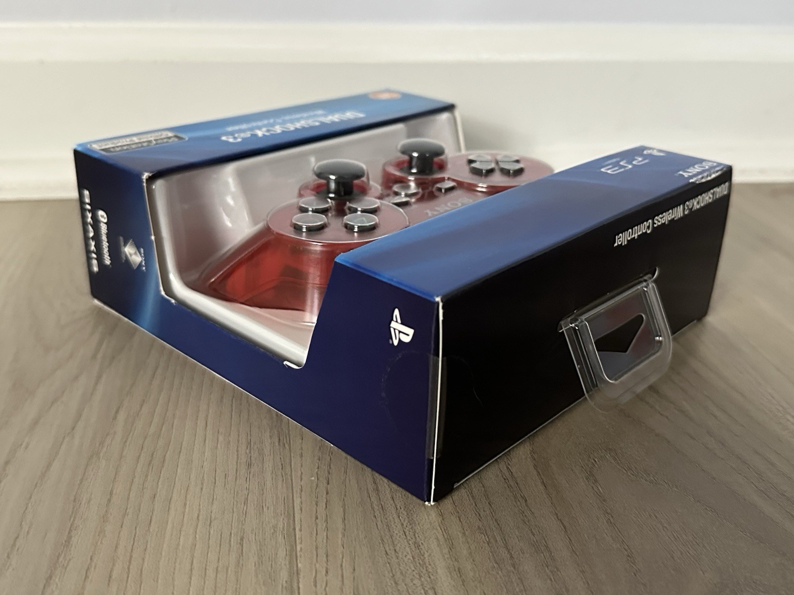 NEW PlayStation 3 PS3 Clear Crystal Cosmic Red DualShock 3 Controller – Sealed