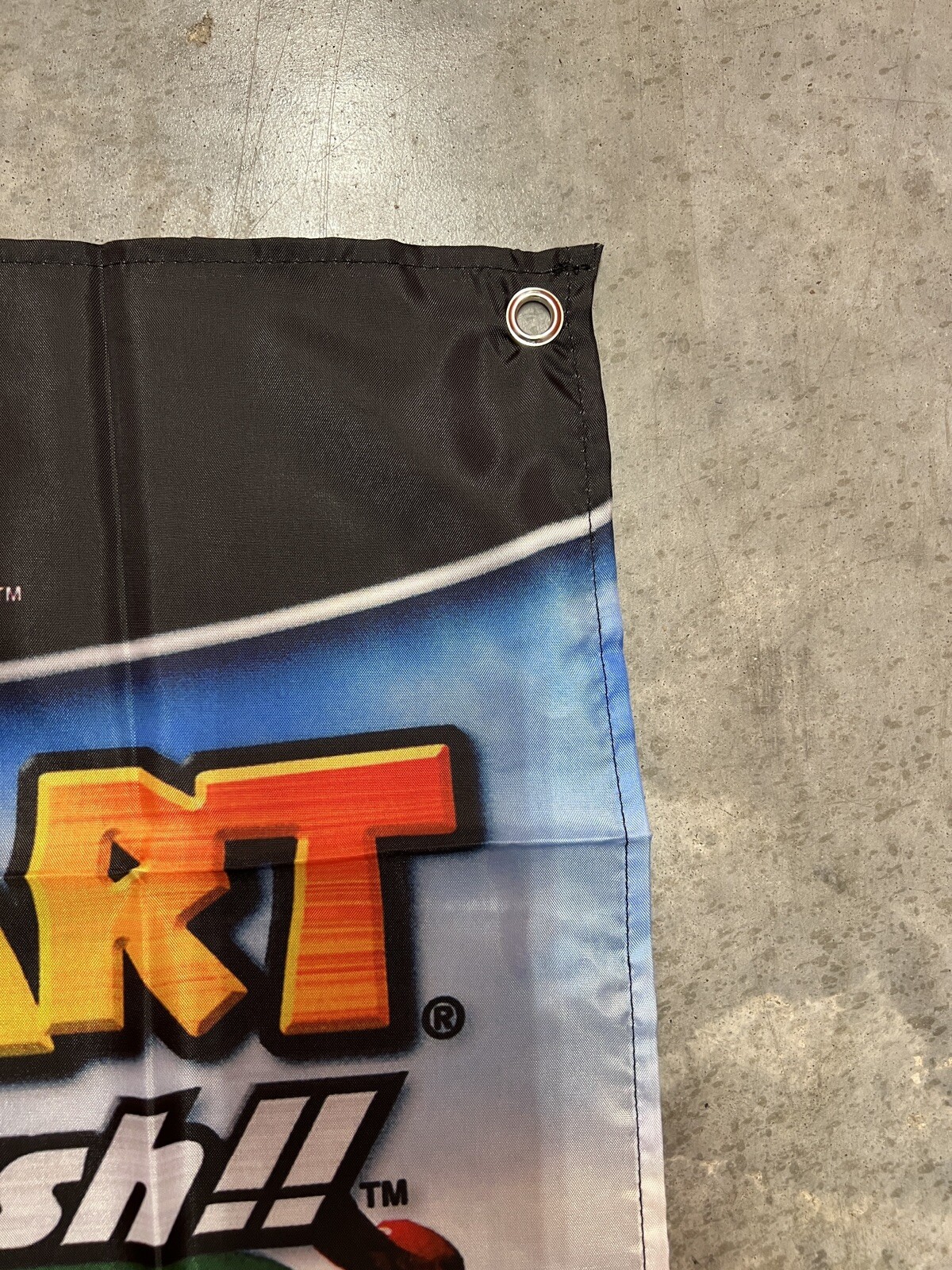 Mario Kart Double Dash Wall Flag Banner Tapestry 2 x 3 Ft, Gamecube