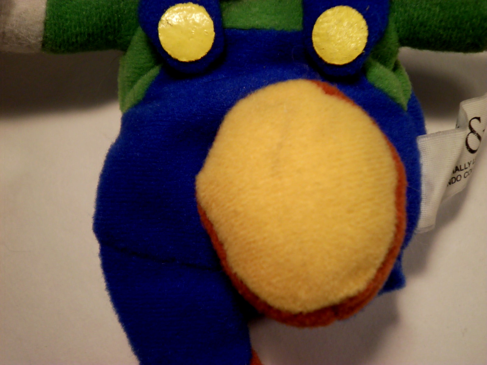 1997 Plush Nintendo 64 Luigi 8″ BD & A Beanie All Tags Officially Licensed 20033
