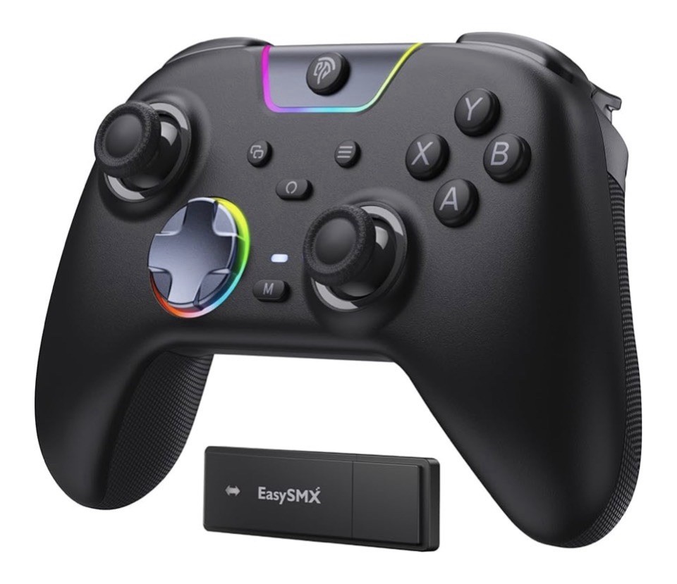 EasySMX X05Pro Wireless PC Controller – Quiet-Press Buttons, 2-Stage Impulse