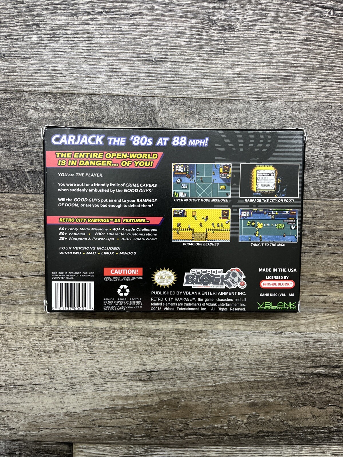 Retro City Rampage Game DX – Arcade Block Exclusive