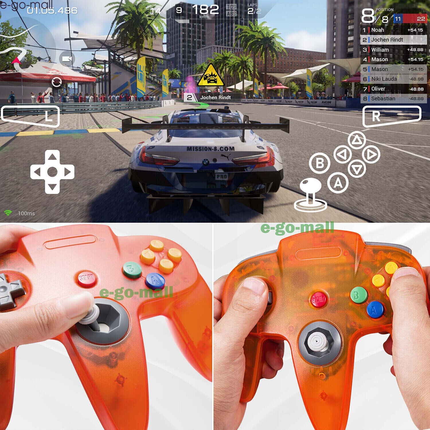 N64 Controller Video Game Gamepad Joystick Joypad Wired For Nintendo 64 Console