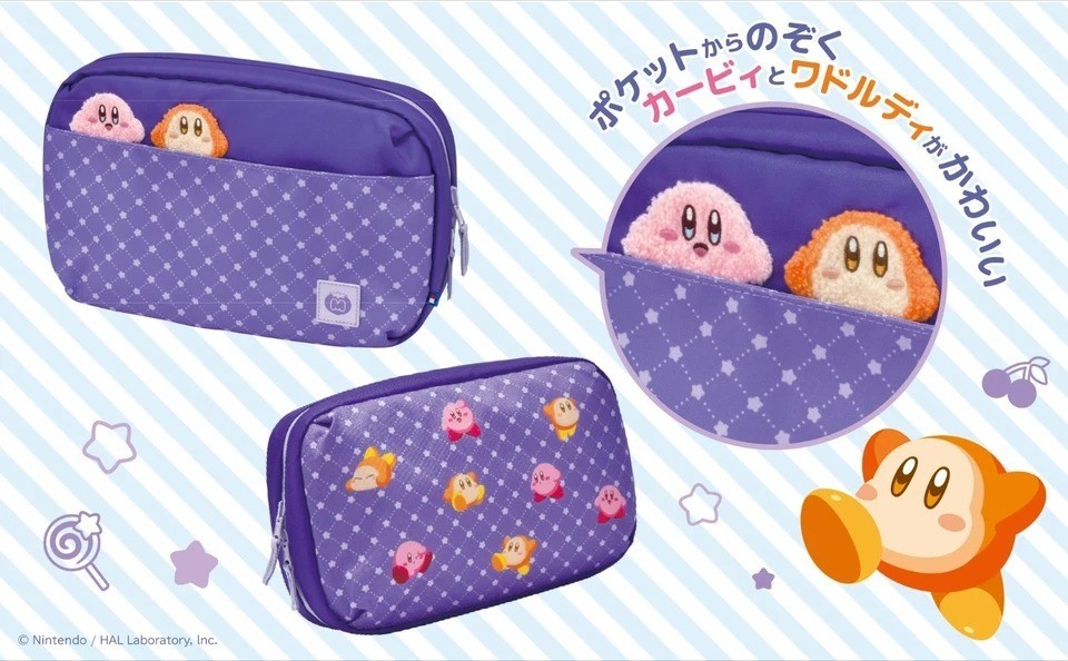 Japan Limited Kirby Reversible Storage Bag Nintendo Switch2 Dock Waddle hori new