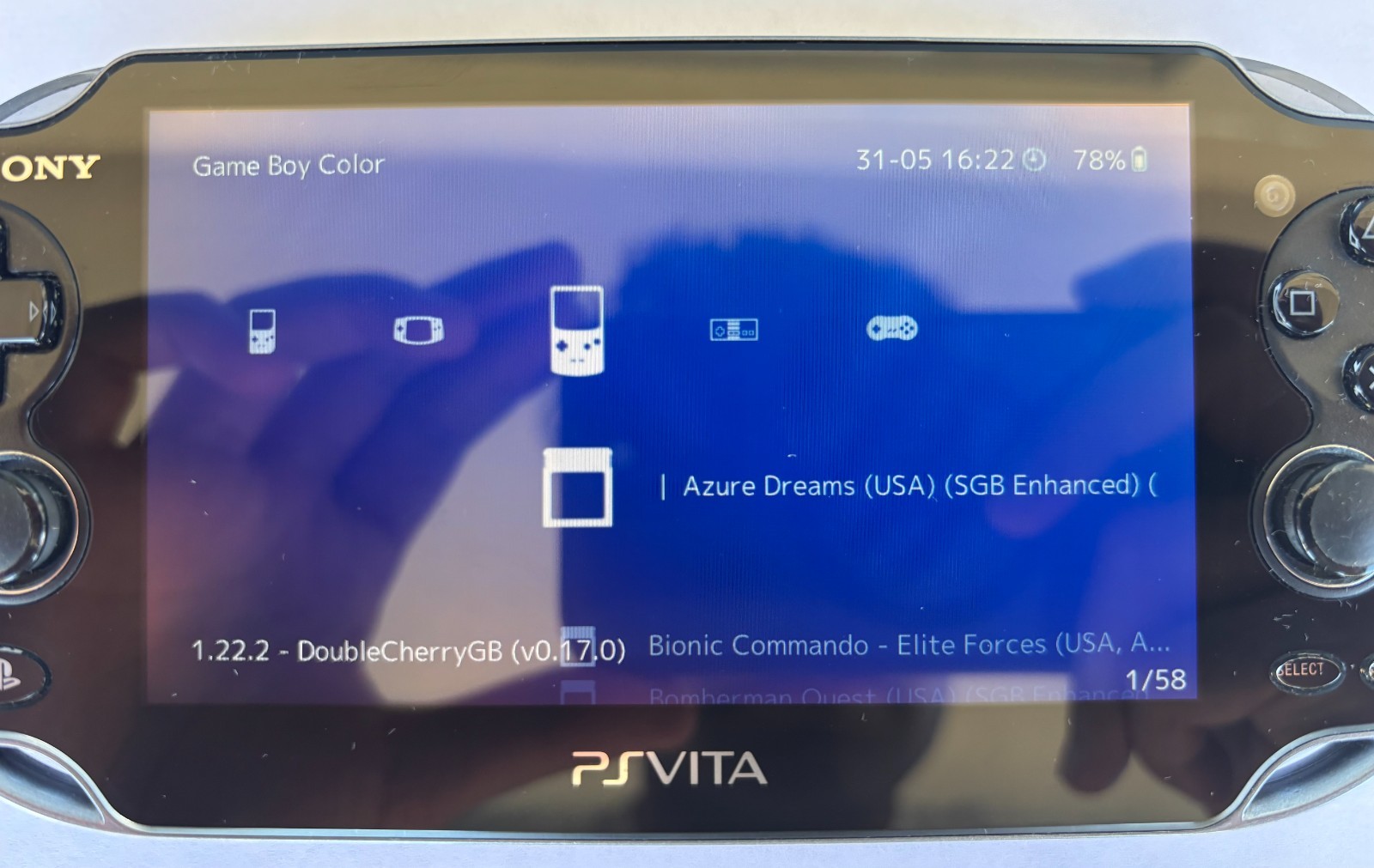 SONY PLAYSTATION VITA OLED PCH-1000/1100 FIRMWARE 3.65 128GB – SHIP IN 1-DAY