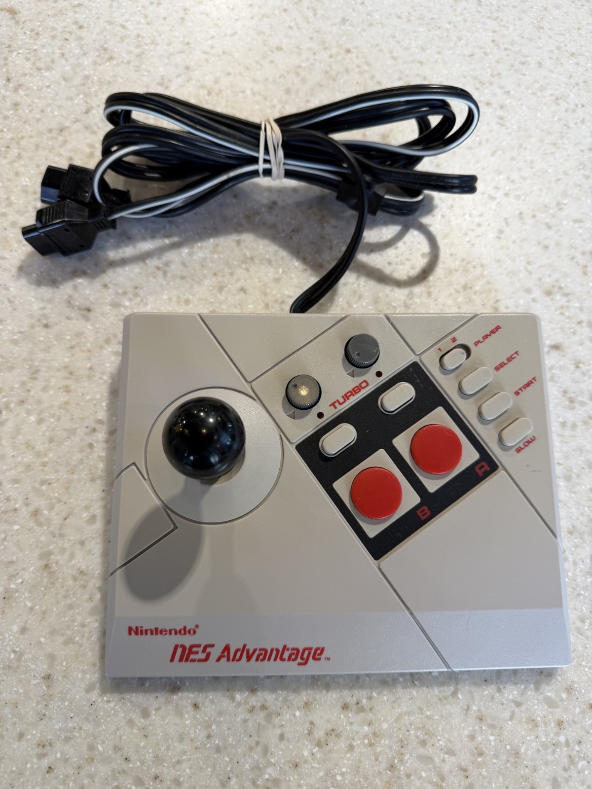 NES ADVANTAGE CONTROLLER FOR ORIGINAL NINTENDO SYSTEM JOYSTICK 2 PLAYER NES HQ 4