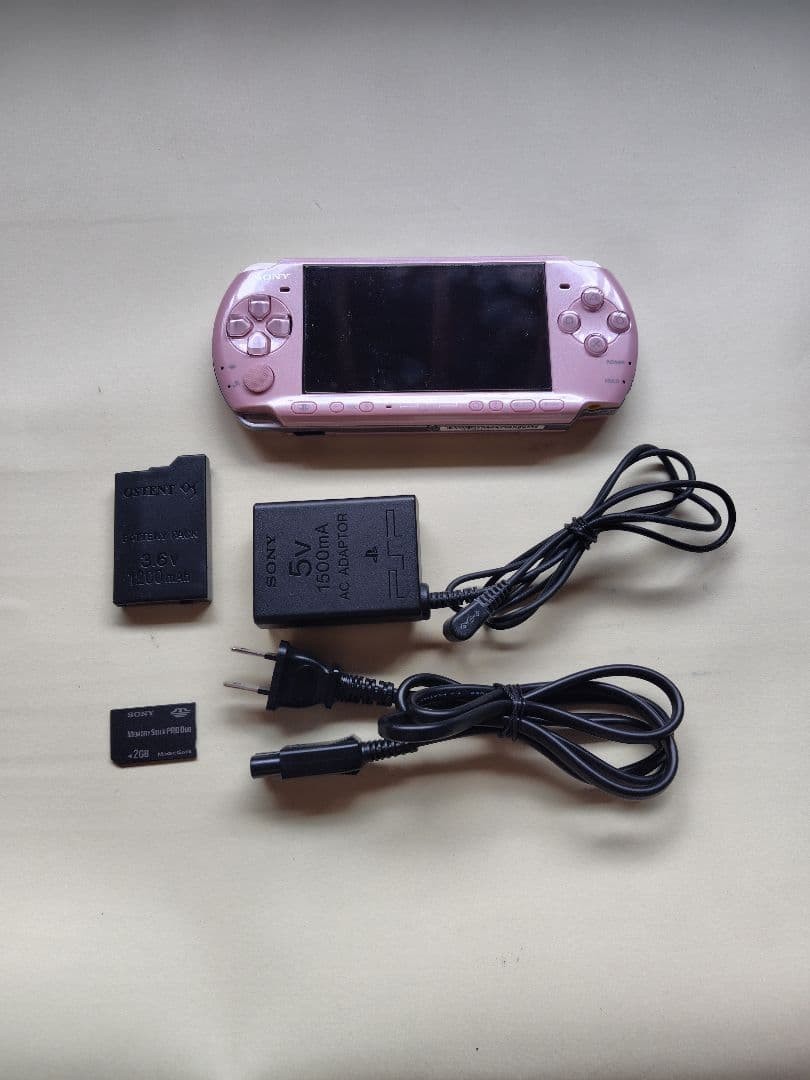 Excellent Sony PSP-3000 PSP 3000 Console Pink Region Free