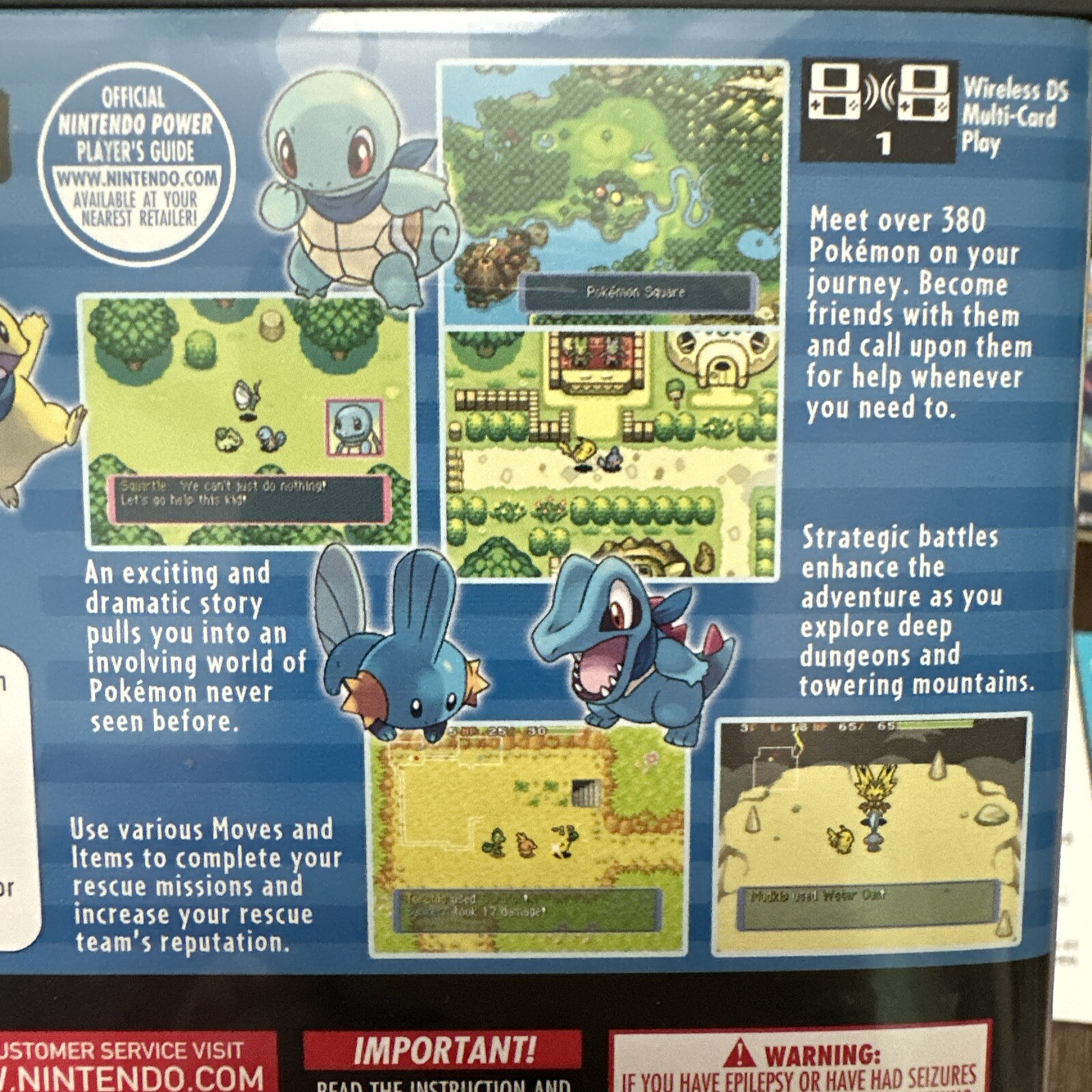 Authentic Pokemon Nintendo DS Case With Manuals – No Game.