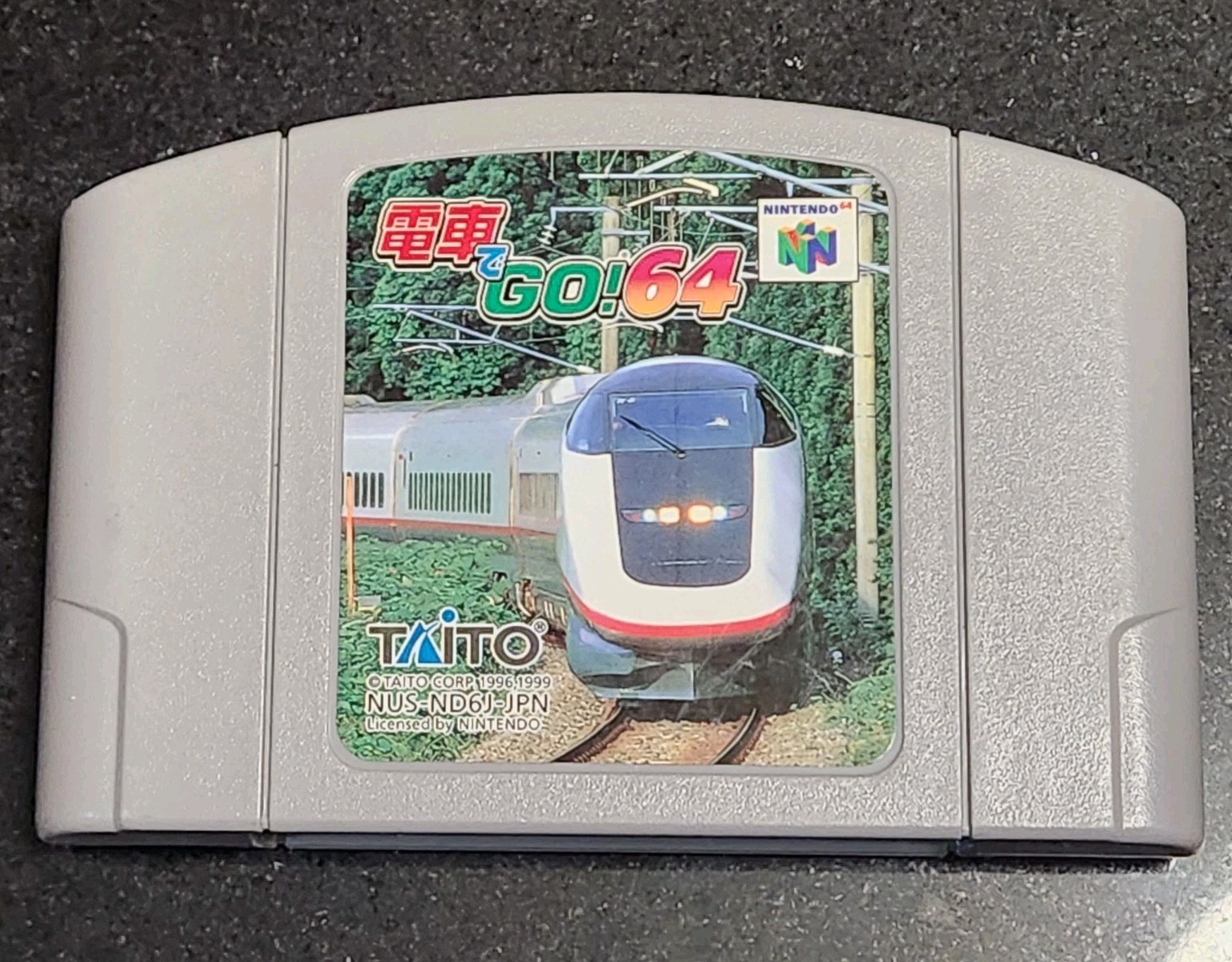 Nintendo Densha De GO Cartridge Japanese For N64 Tested Working US Seller Import