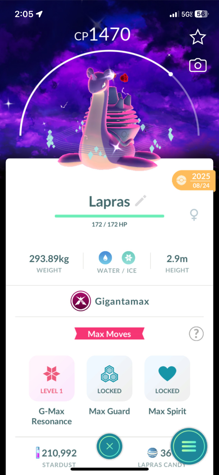 Shiny Gigantamax Gengar Machamp Lapras Kingler Charizard Dark Skies background💥